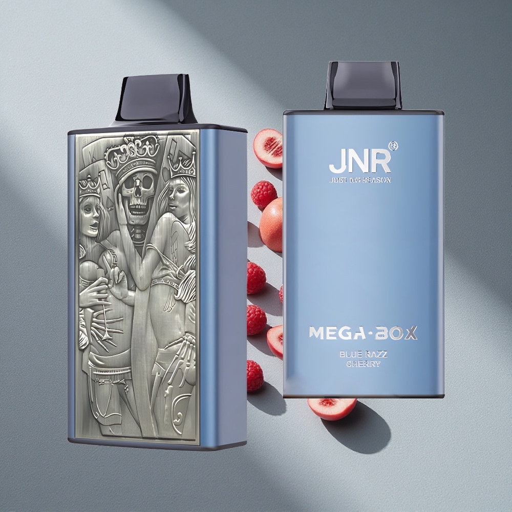 JNR Mega Box 25000 Puffs Malinowo-Wiśniowy Dual Mesh Coil