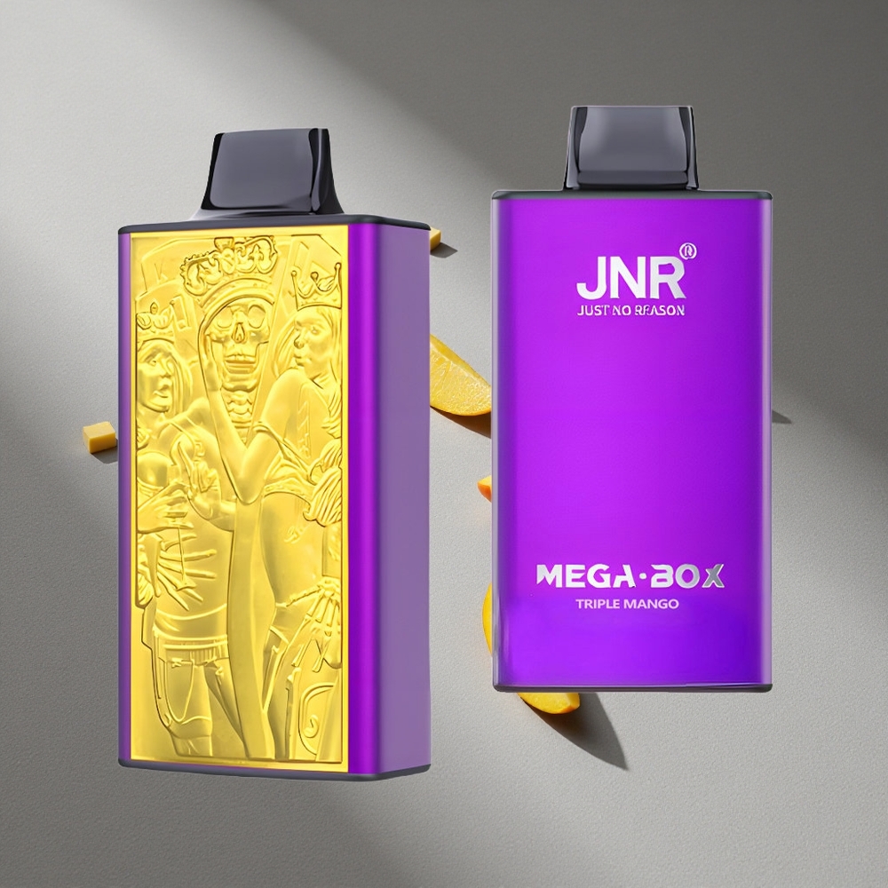 JNR Mega Box 25000 Puffs Triple Mango Podwójna Siatka i Podwójny Rdzeń