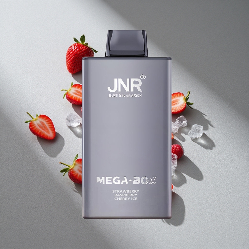 JNR Mega Box 25000 Puffs Truskawka Malina Wiśnia Lód 30ml 850mAh