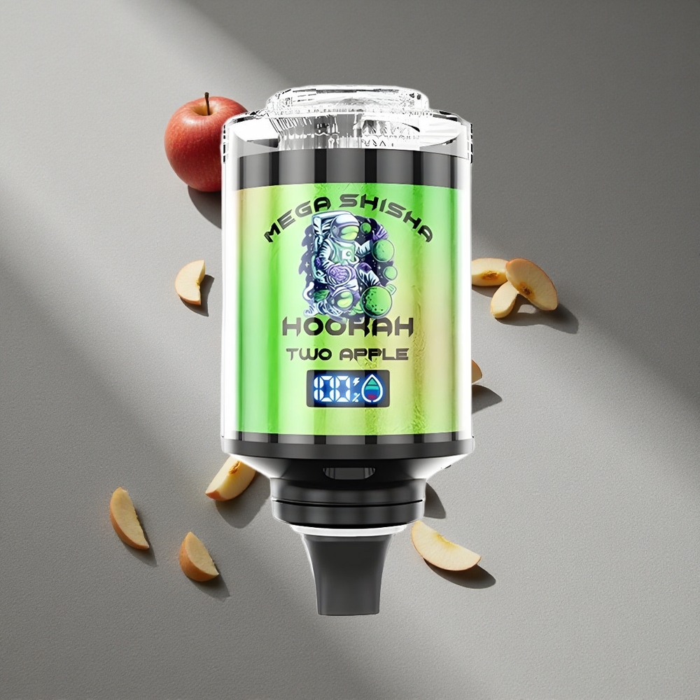 JNR Mega Shisha Hookah 100K Biurkowy Kompatybilny 60ml 2200mAh Dwa Jabłka
