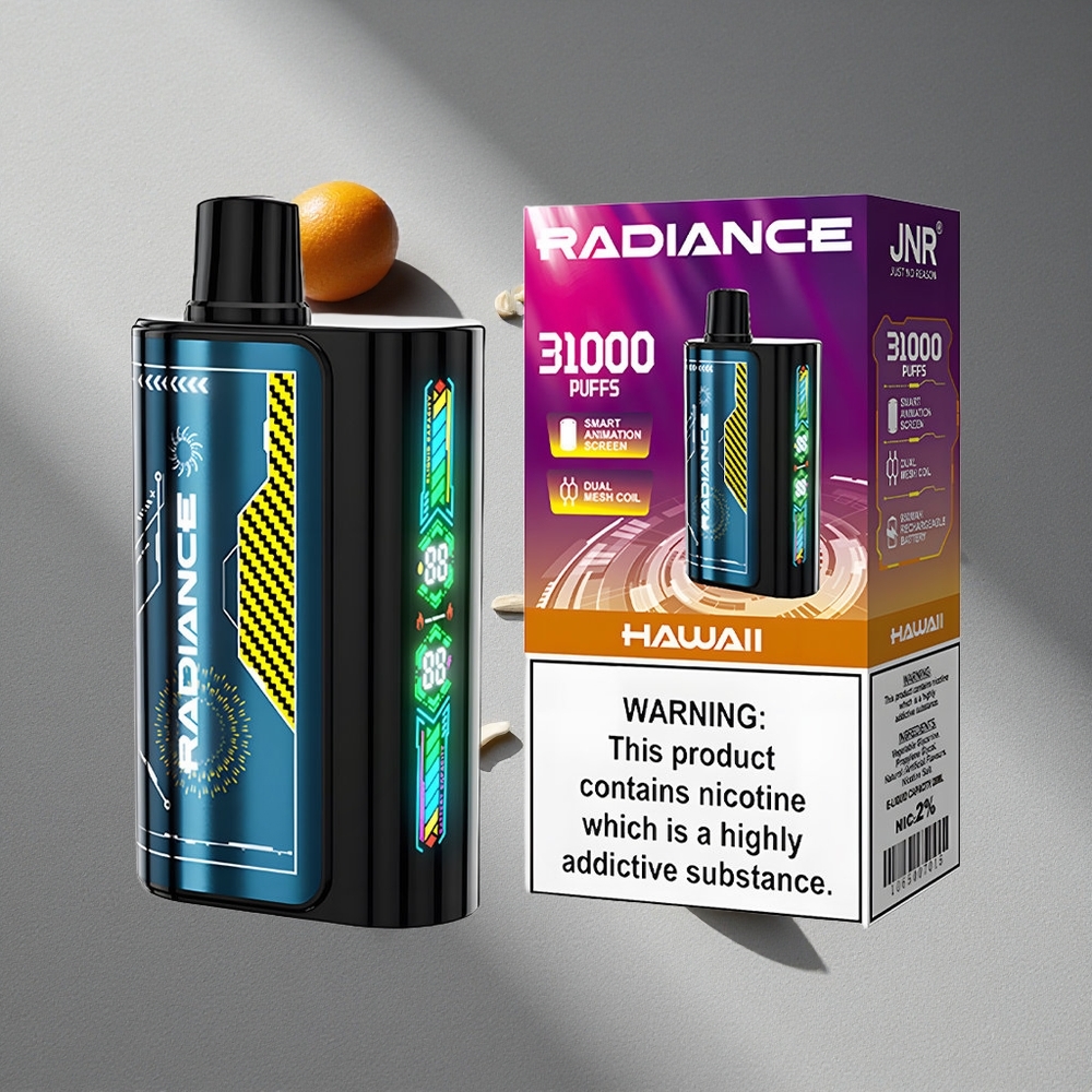 JNR Radiance 31000 Puffs Dual Mesh Ekran Inteligentny Hawaii
