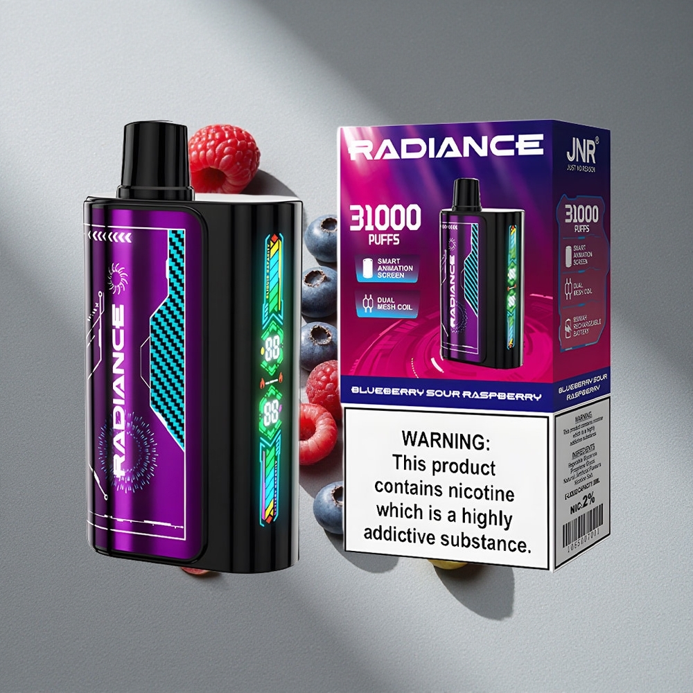 JNR Radiance 31000 Puffs Dual Mesh Jagoda Kwaśna Malina