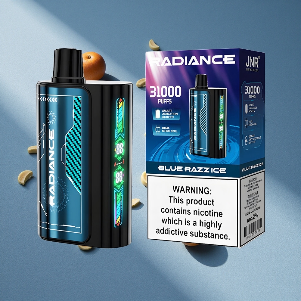 JNR Radiance 31000 Puffs Dual Mesh Lód Malinowy