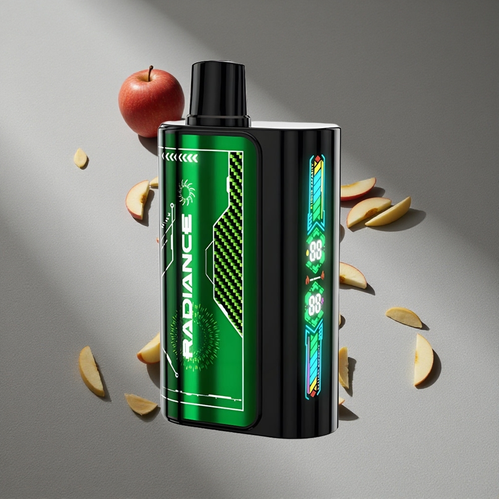 JNR Radiance 31000 Puffs Podwójne Jabłko Ekran Animowany Bateria 950mAh