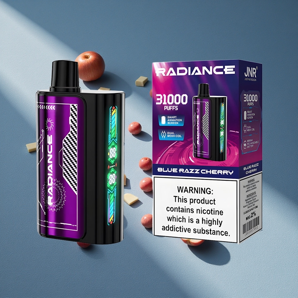 JNR Radiance 31000 Puffs Smak Borówka Malina Typ-C