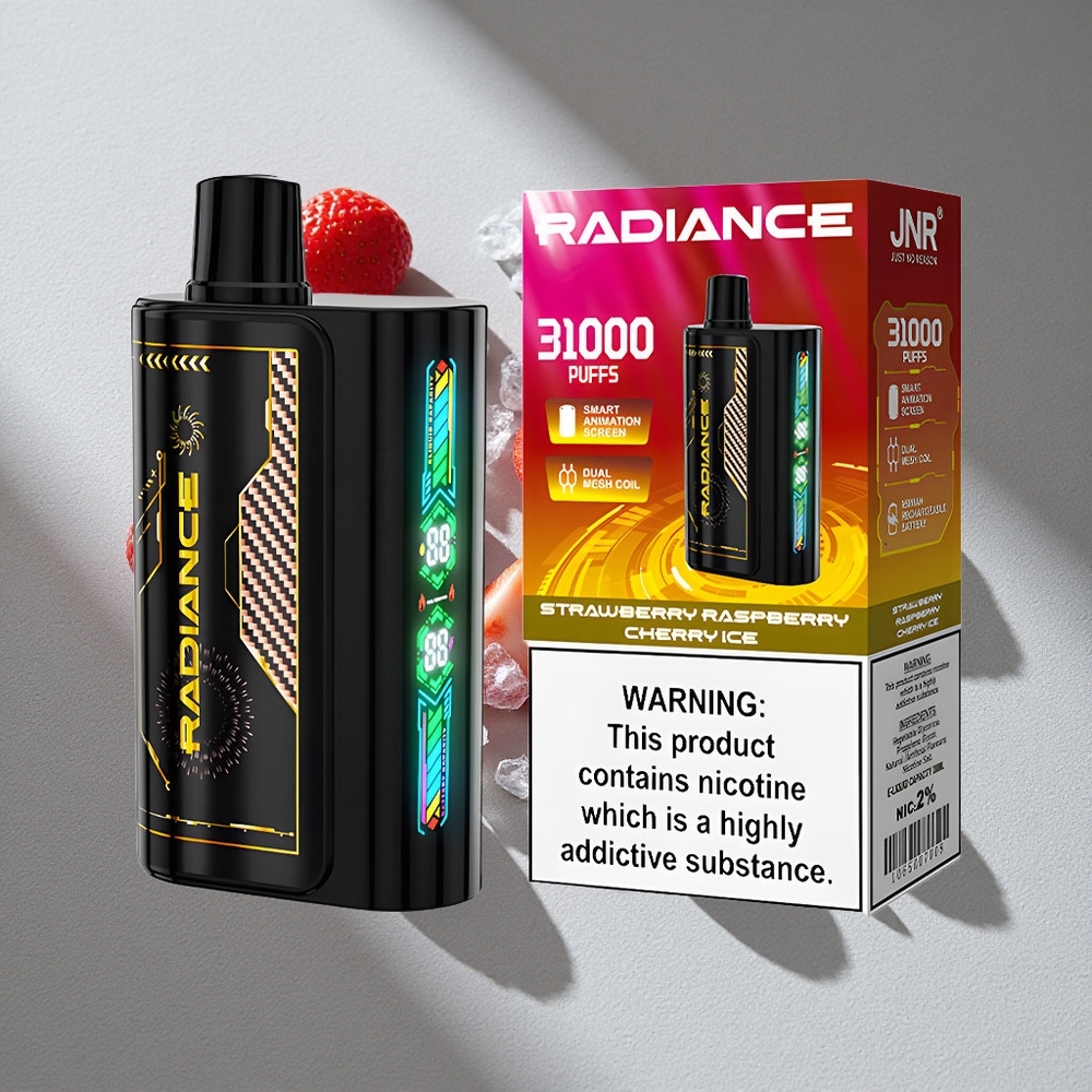 JNR Radiance 31000 Puffs Truskawka Malina Wiśnia Lód Dual Mesh Coil 950 mAh