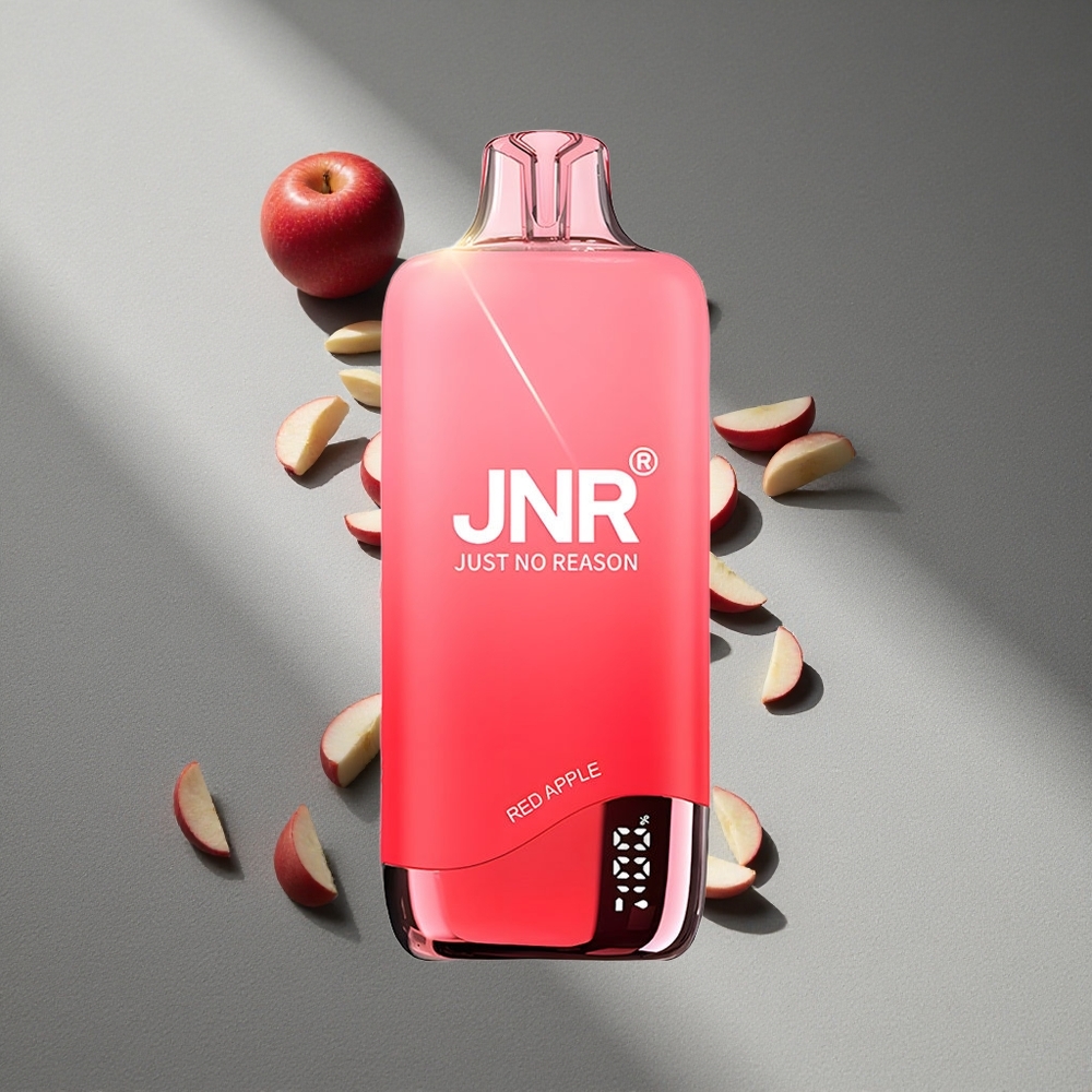 JNR Rainbow 10500 Puffs Czerwone Jabłko 18ml 0.8ohm Mesh