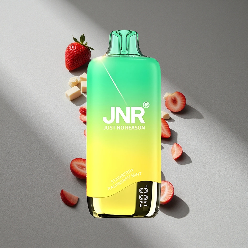 JNR Rainbow 10500 Puffs Truskawka BrzoskwiniaMiętowa z Akumulatorem 600mAh i Zbiornikiem 18ml