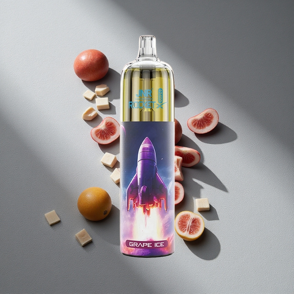 JNR Rocket-X 12400 Puffs Lód Winogronowy Regulowany przepływ powietrza Bateria 850mAh