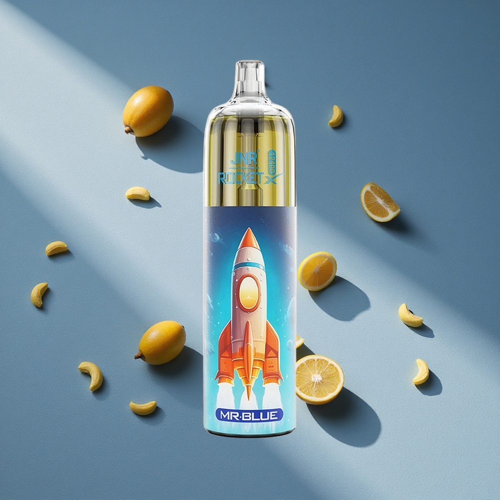JNR Rocket-X 12400 Puffs Mr Niebieski z Przepływem Powietrza i Baterią 850mAh