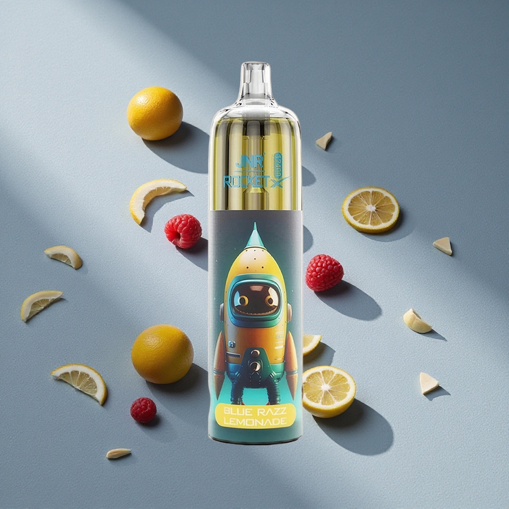 JNR Rocket-X 12400 Puffs Niebieska Malina Lemoniada z Regulacją Powietrza i Baterią 850mAh