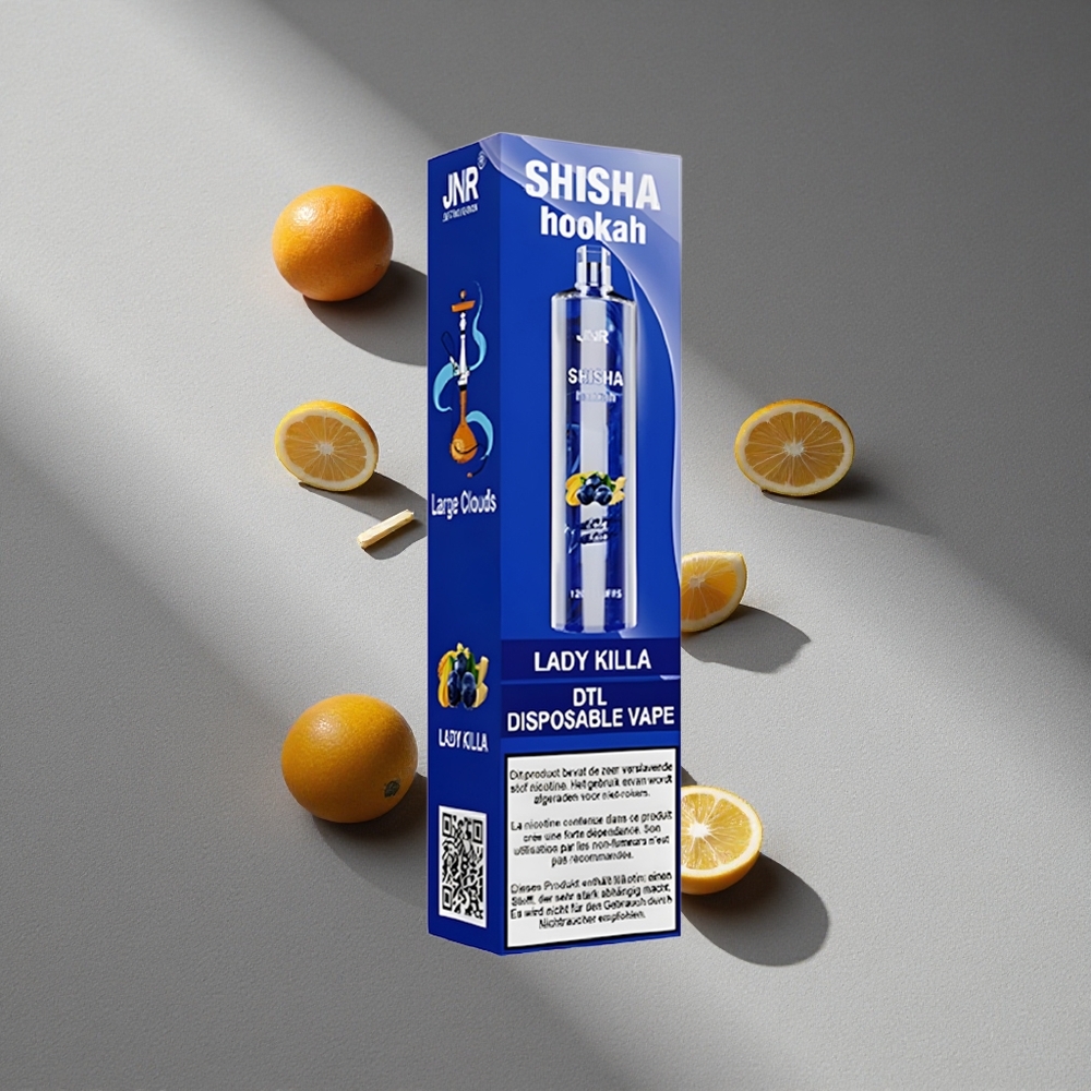 JNR Shisha Hookah 12000 Puffs Lady Killa 24ml