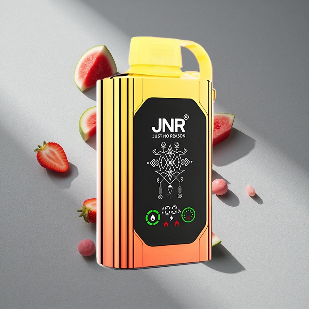 JNR Shisha Hookah Box 20500 Puffs Arbuz Truskawka Bubblegum HD Display Dual Mesh Coil