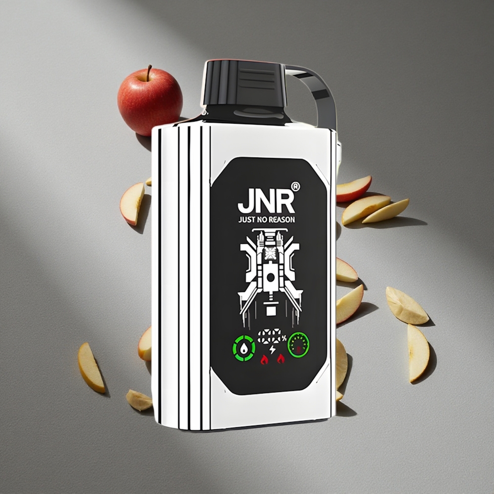 JNR Shisha Hookah Box 20500 Puffs Podwójne Jabłko Wyświetlacz HD Ładowanie Type-C
