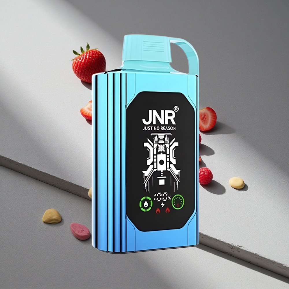 JNR Shisha Hookah Box 20500 Puffs Truskawka Malina Cukierki Dual Mesh Coil Type-C