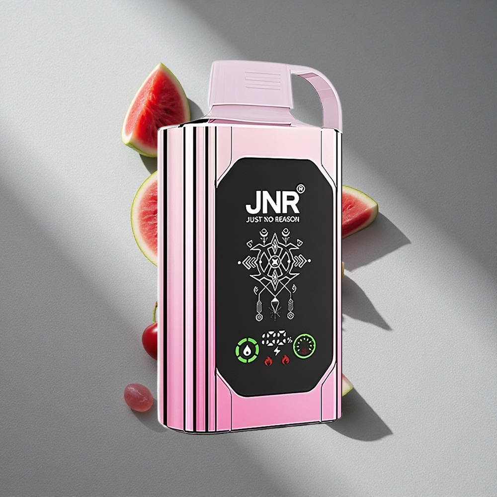 JNR Shisha Hookah Box 20500 Puffs Wiśnia Arbuz Mrożony Dual Mesh Coil Type-C