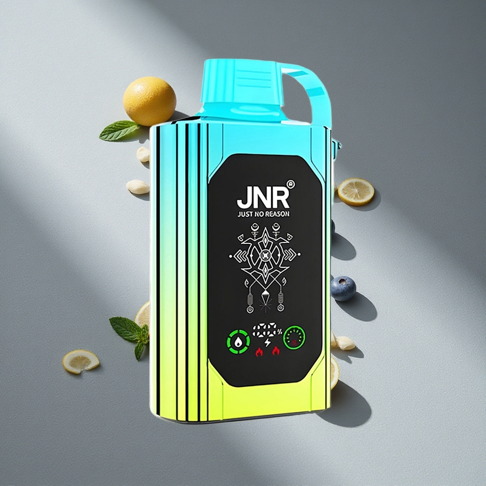 JNR Shisha Hookah Box 20500 Puffs Wyświetlacz HD Jagoda Mięta