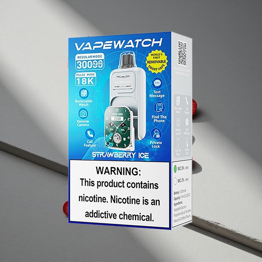 JNR Vape Watch 30000 Puffs 19mL Truskawkowy Lód