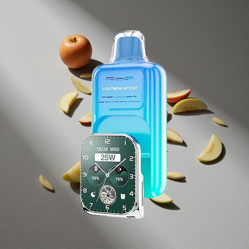 JNR Vape Watch 30000 Puffs Kwasno-Jabłkowy Lód 1000mAh 19mL