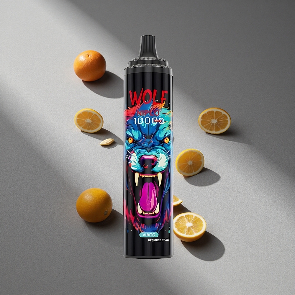 JNR Wolf Niplo 10000 Puffs 20ml 0% 2% 5% Nikotyna Vimto