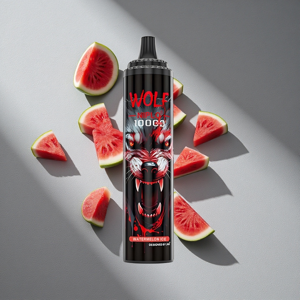 JNR Wolf Niplo 10000 Puffs 20ml Arbuz Lód
