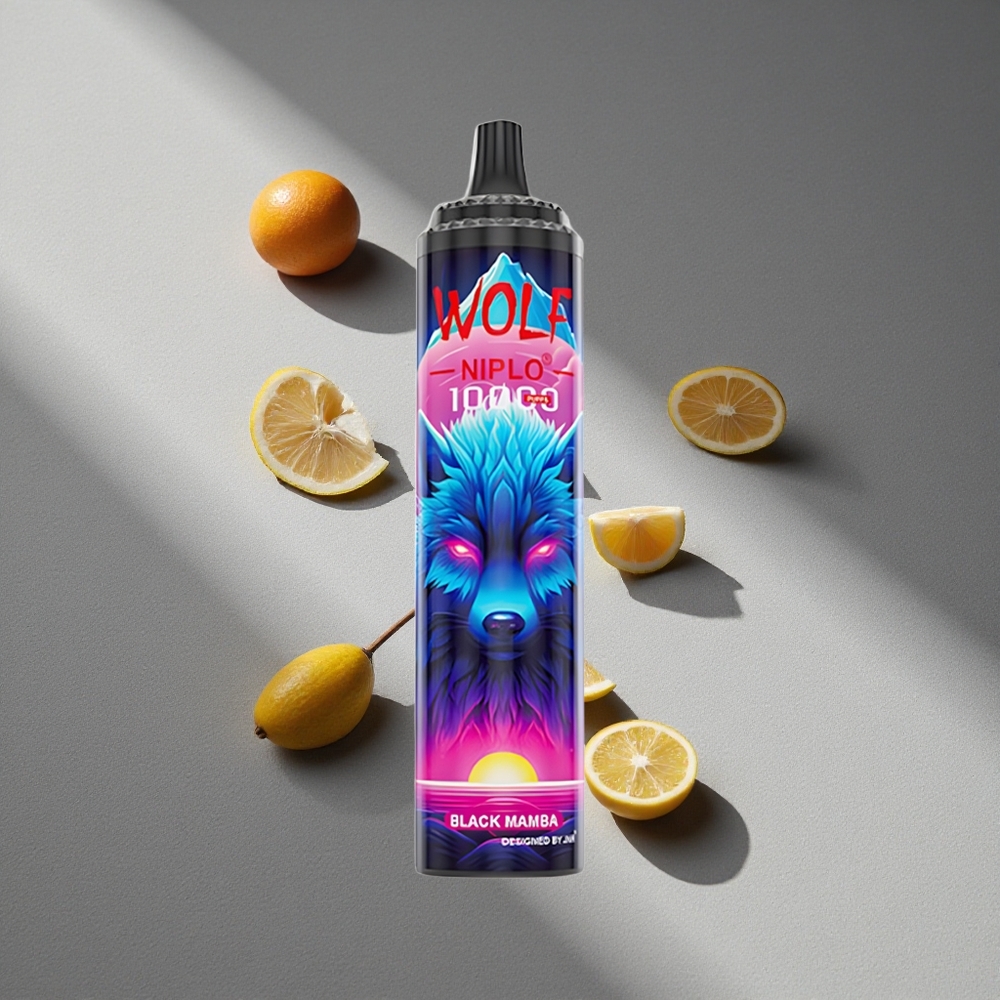 JNR Wolf Niplo 10000 Puffs 20ml Czarna Mamba