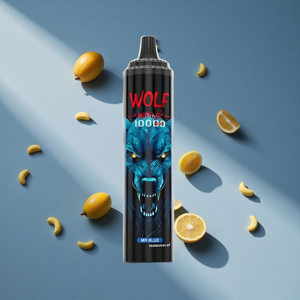 JNR Wolf Niplo 10000 Puffs 20ml Mr Niebieski Typ-C
