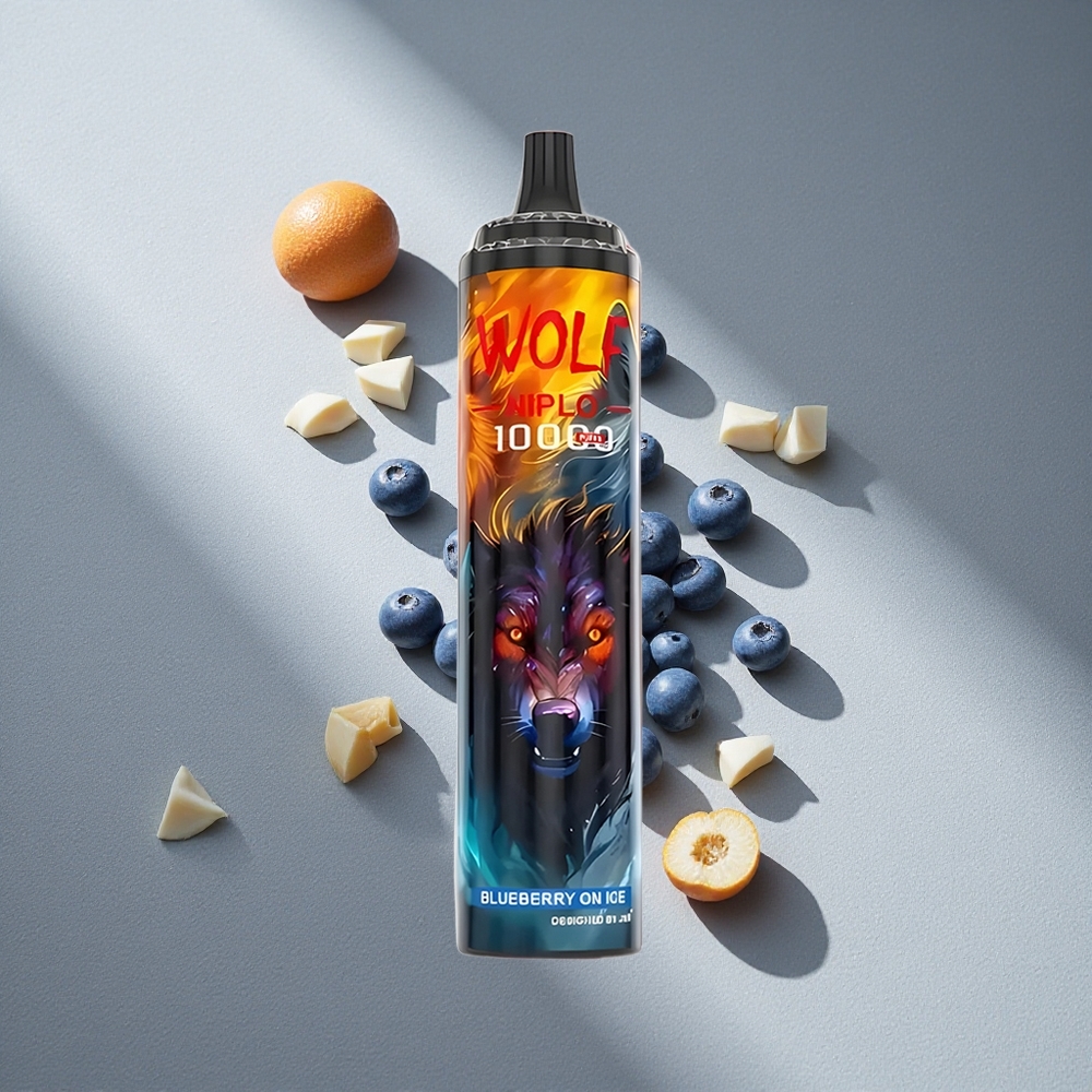 JNR Wolf Niplo 10000 Puffs Borówka Na Lodzie 1.0 Ohm 20ml