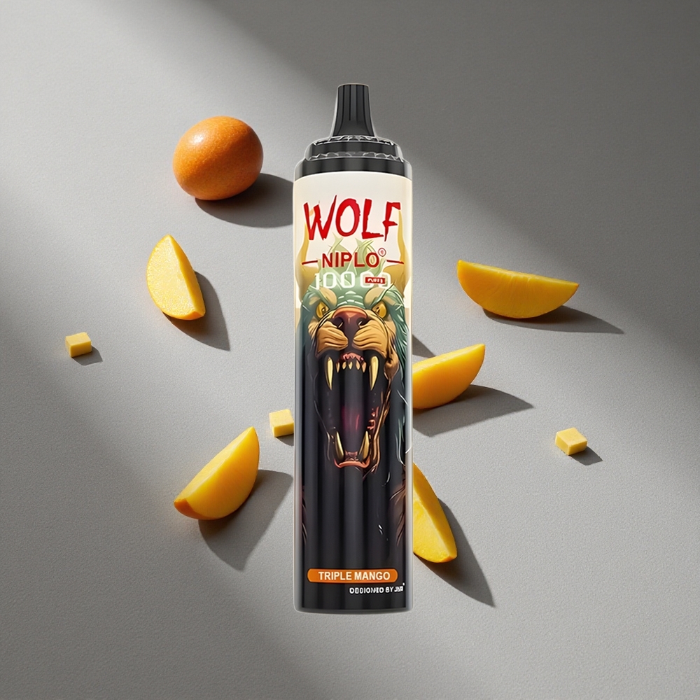JNR Wolf Niplo 10000 Puffs Potrójne Mango 1.0 Ohm 20ml