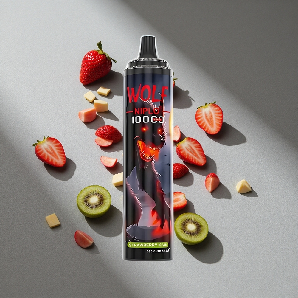 JNR Wolf Niplo 10000 Puffs Truskawka Kiwi 20ml 650mAh