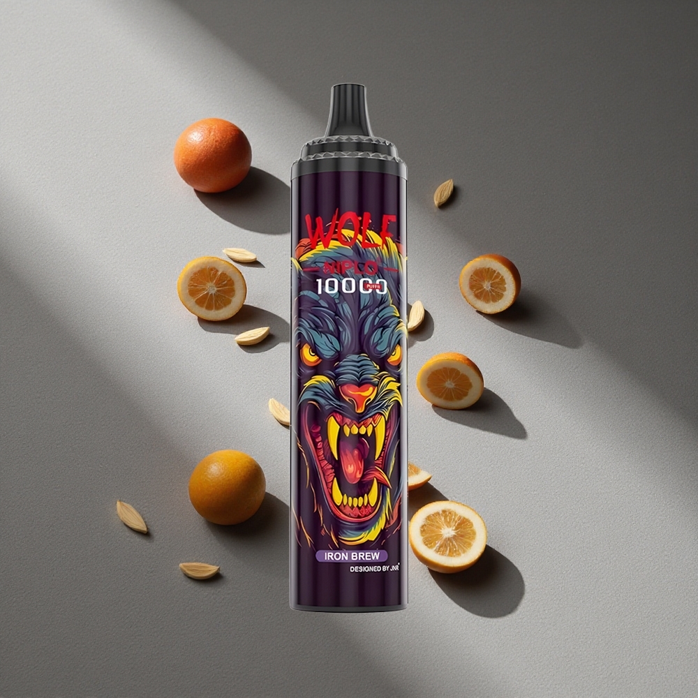 JNR Wolf Niplo 10000 Puffs Żelazo Napój 20ml 1.0 Ohm