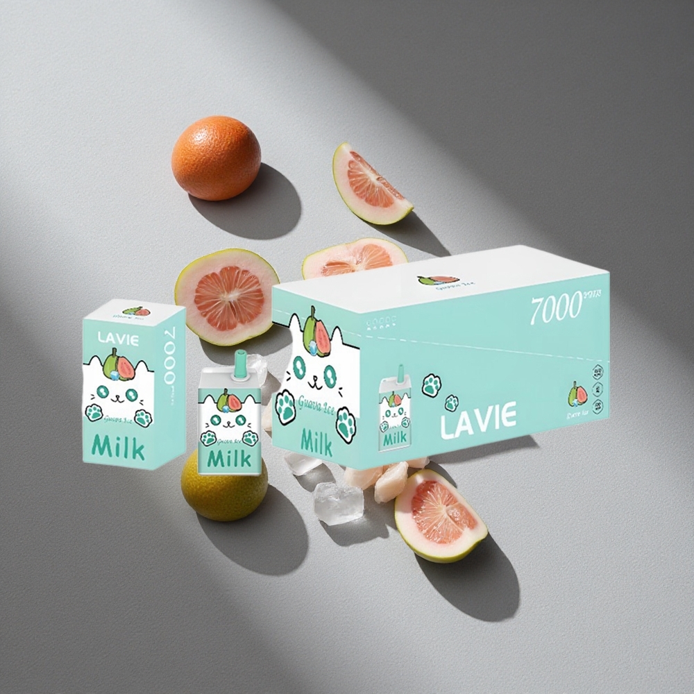 LAVIE Milk 7000 Puffs Guawa Lód 16ML 600mAh