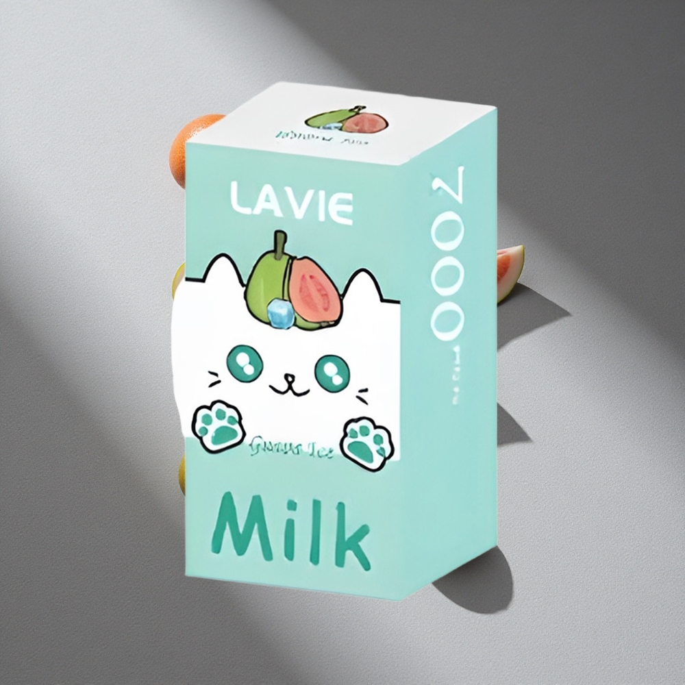 LAVIE Milk 7000 Puffs Guawa Lód 16ML 600mAh