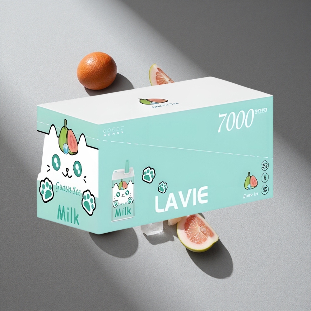 LAVIE Milk 7000 Puffs Guawa Lód 16ML 600mAh