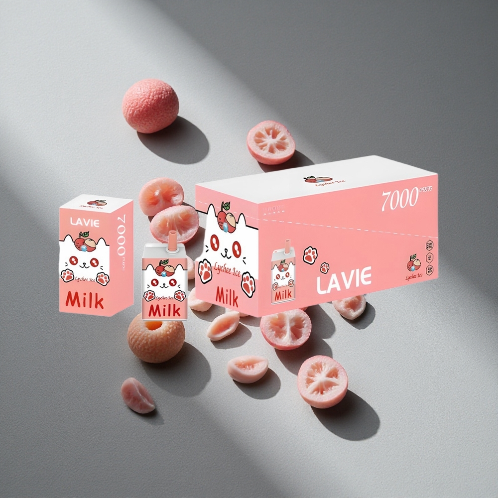 LAVIE Milk 7000 Puffs Lód Liczi 16ML 600mAh