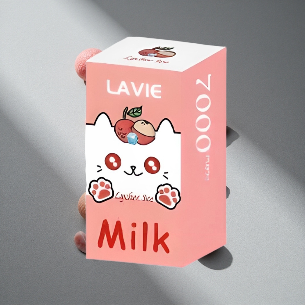 LAVIE Milk 7000 Puffs Lód Liczi 16ML 600mAh