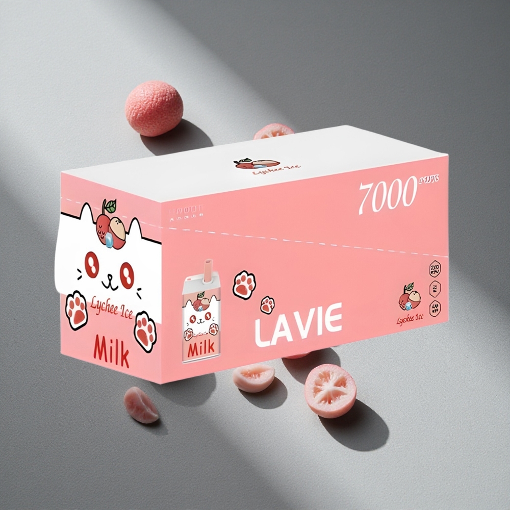 LAVIE Milk 7000 Puffs Lód Liczi 16ML 600mAh