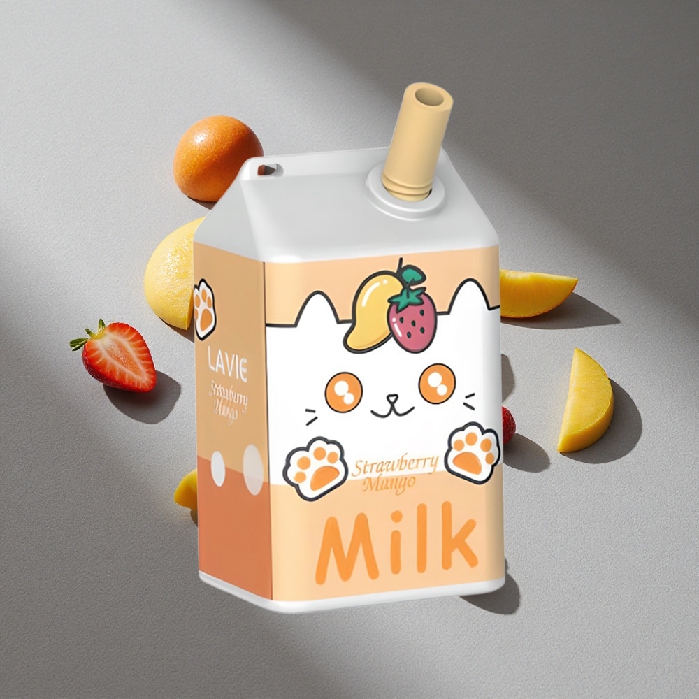 LAVIE Milk 7000 Puffs Truskawka Mango 16ML 600mAh