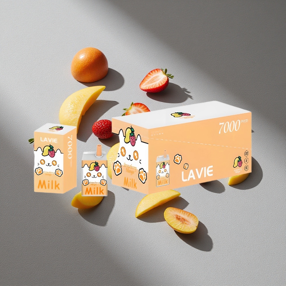 LAVIE Milk 7000 Puffs Truskawka Mango 16ML 600mAh
