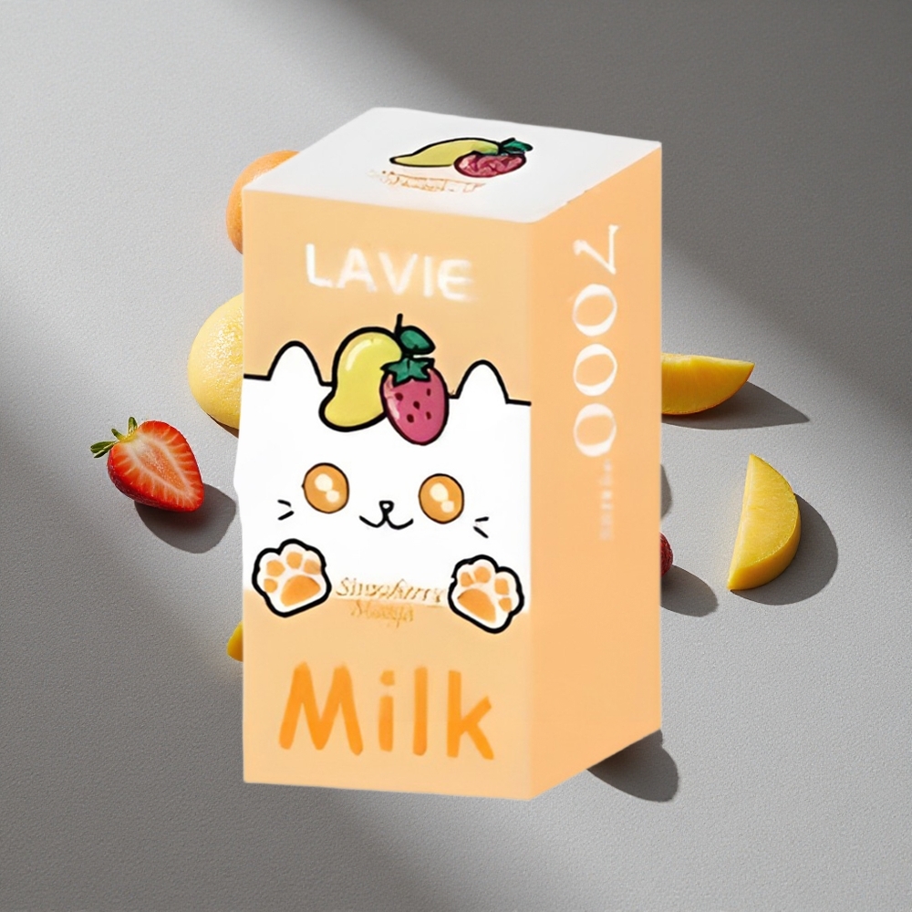 LAVIE Milk 7000 Puffs Truskawka Mango 16ML 600mAh