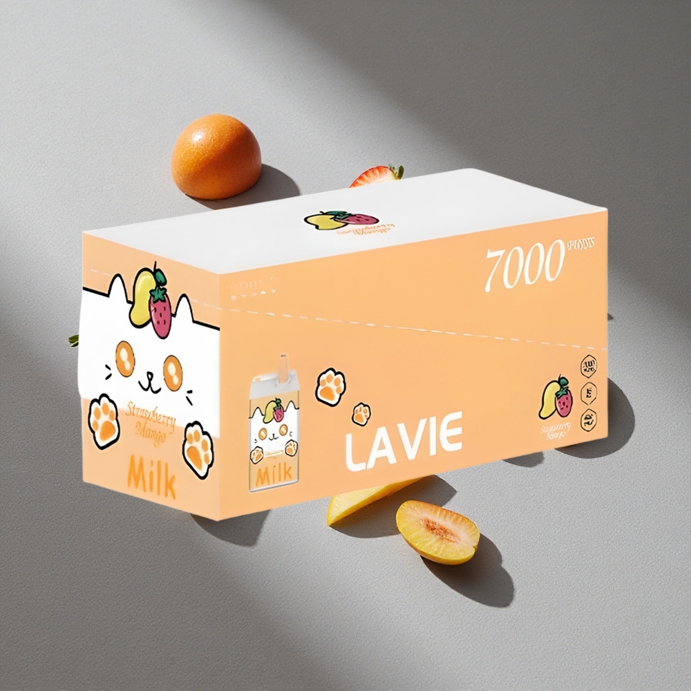 LAVIE Milk 7000 Puffs Truskawka Mango 16ML 600mAh