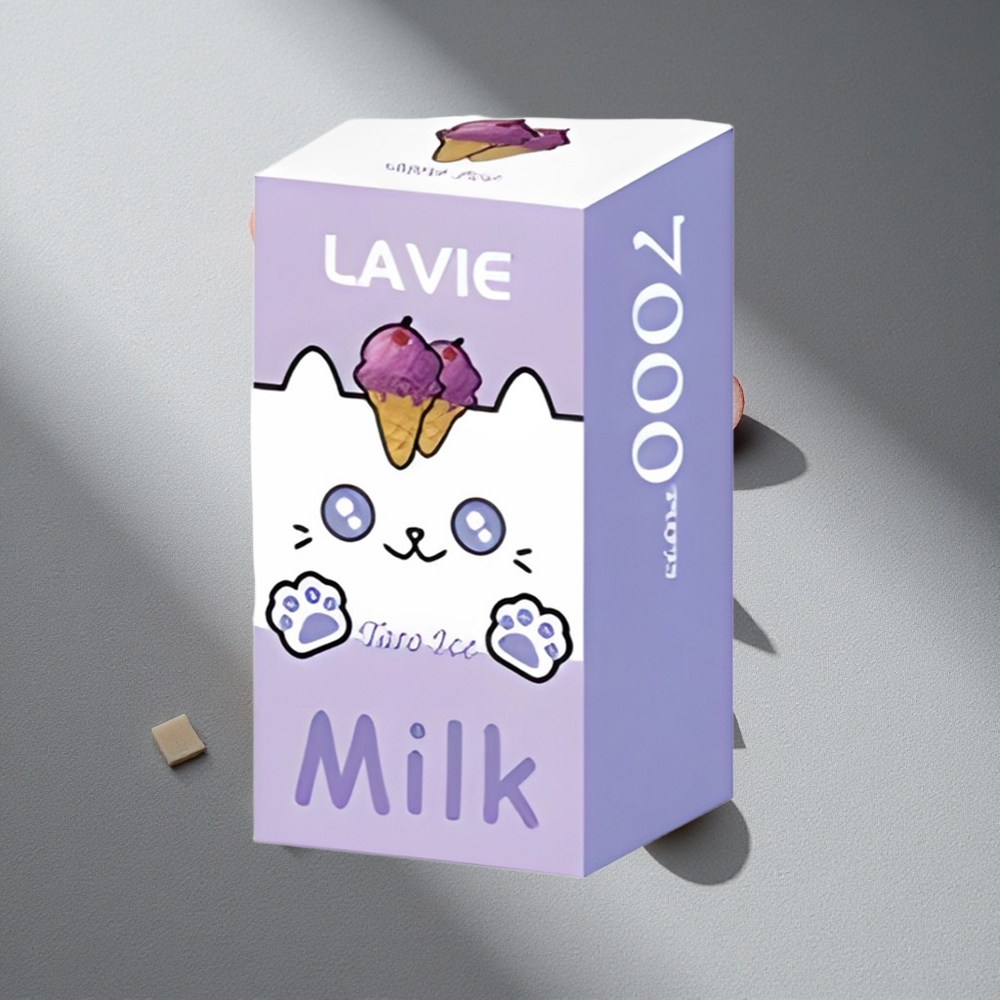 LAVIE Milk 7000 Puffs Winogrono Lód 16ML Typ C