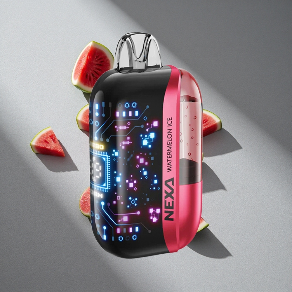 NEXA Ultra 50000 Puffs Arbuz Lód Wyświetlacz Ekranu 3D Ładowanie Type-C