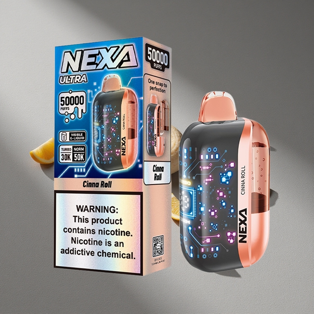 NEXA Ultra 50000 Puffs Cinna Roll 20ml 5% Nikotyny