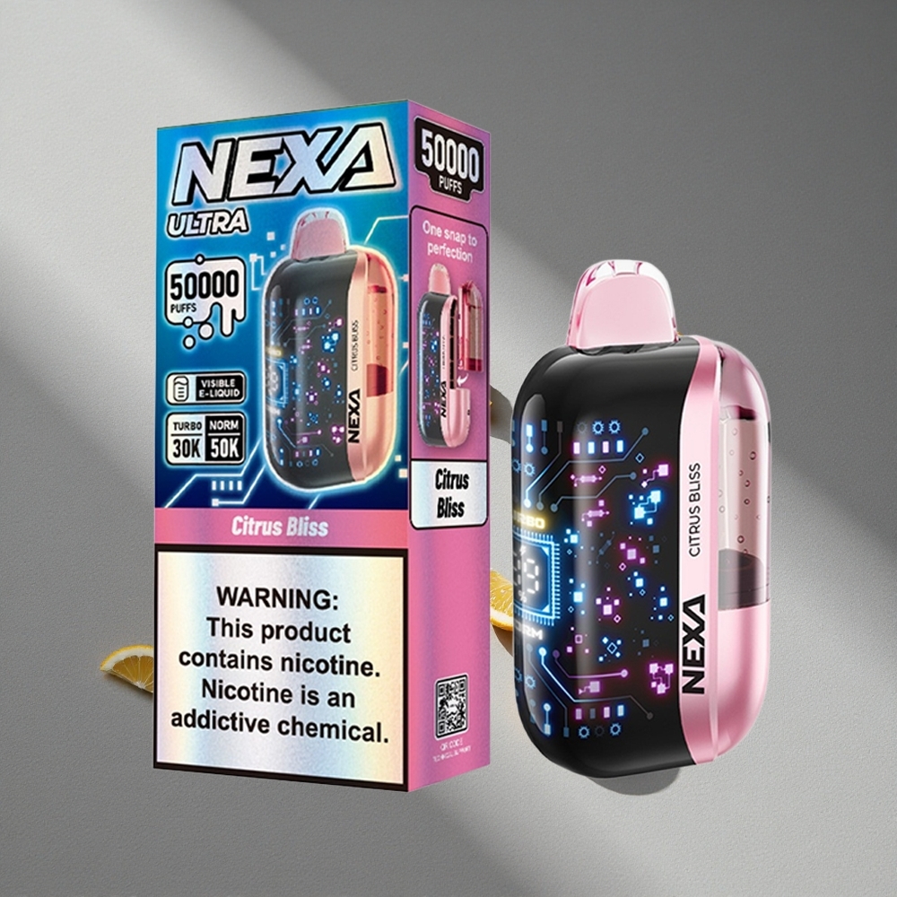 NEXA Ultra 50000 Puffs Cytrusowa Rozkosz z Wyświetlaczem 3D i Baterią 800mAh