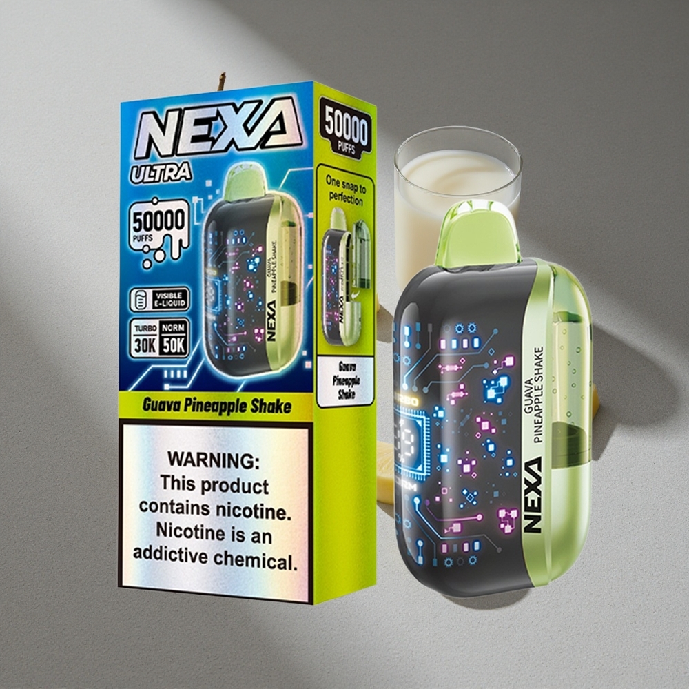 NEXA Ultra 50000 Puffs Guawa Ananas Koktajl 20ml 0.9ohm