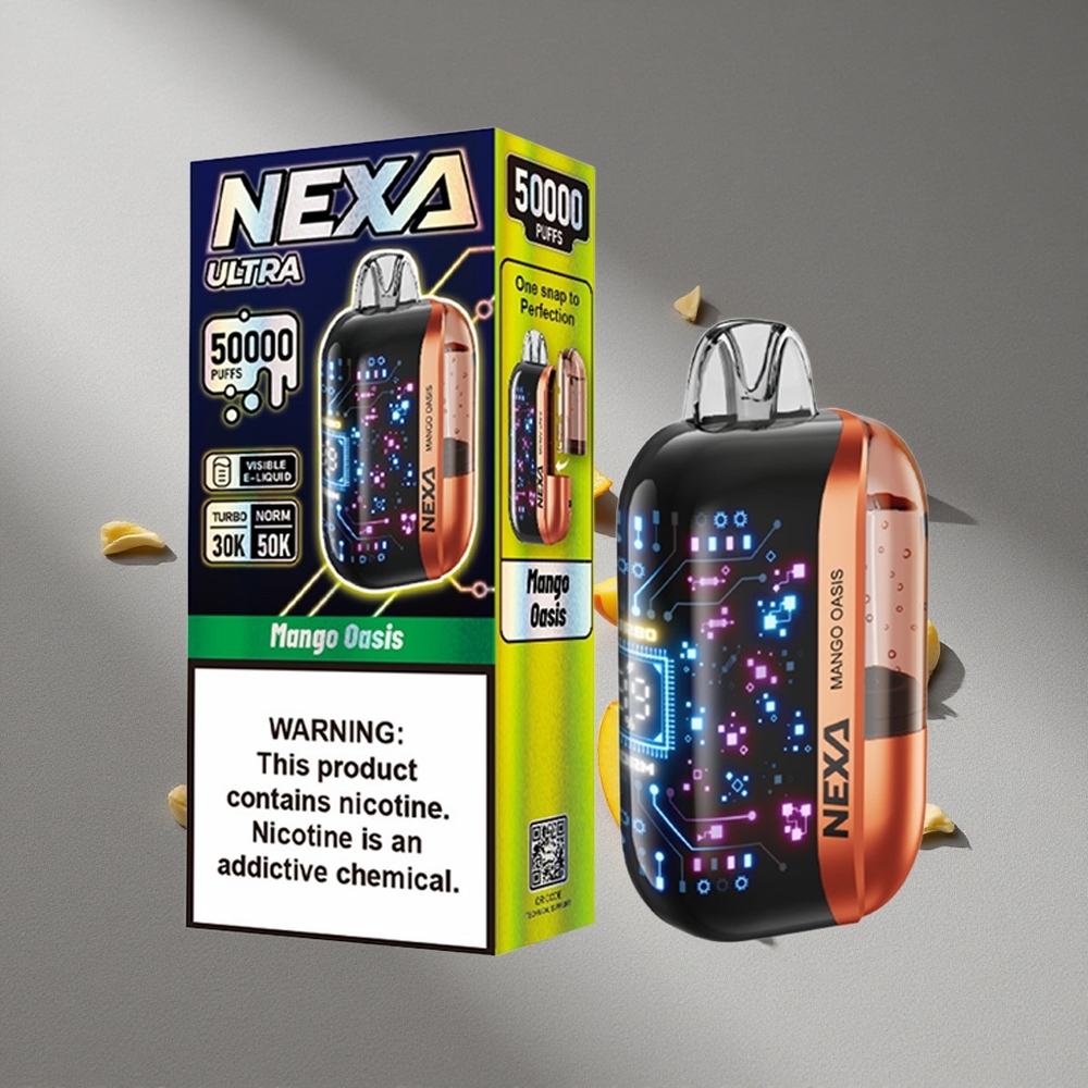 NEXA Ultra 50000 Puffs Mango Oaza 20ml 5% Nikotyny