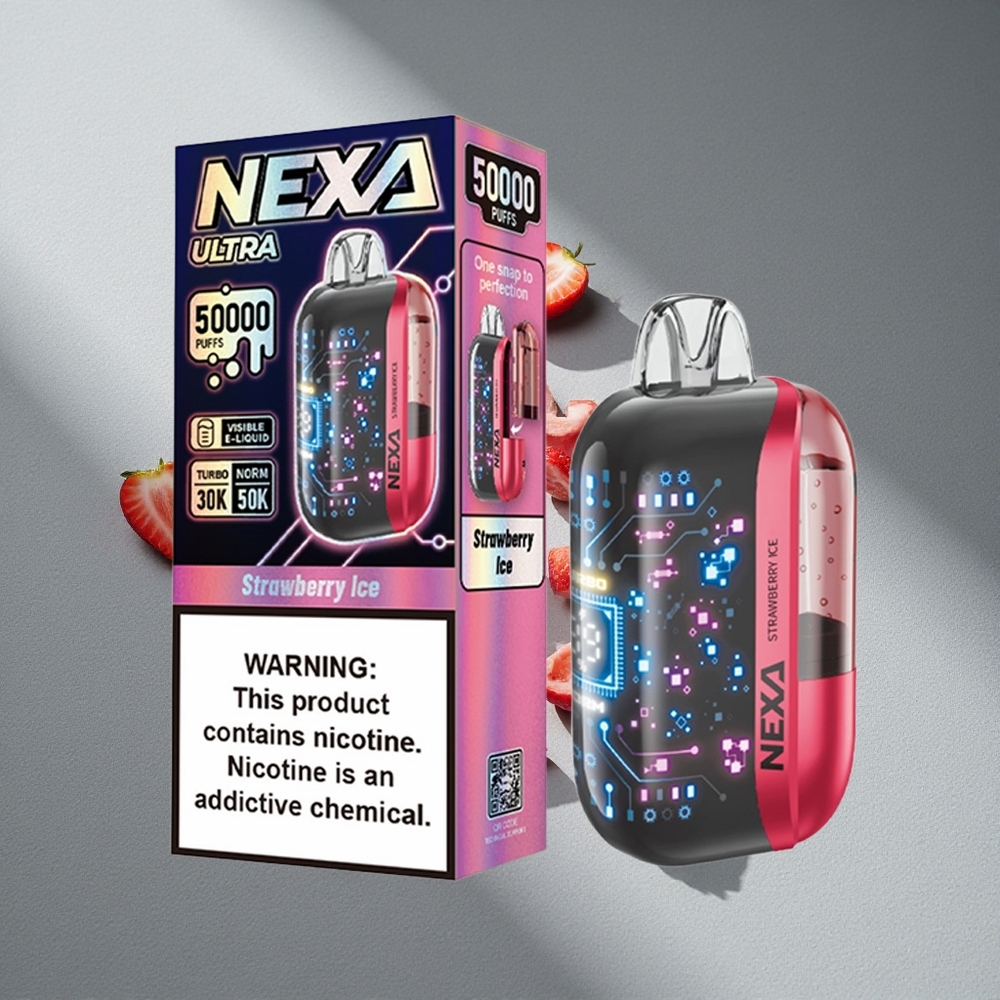 NEXA Ultra 50000 Puffs Truskawkowy Lód 20ml 0.9ohm