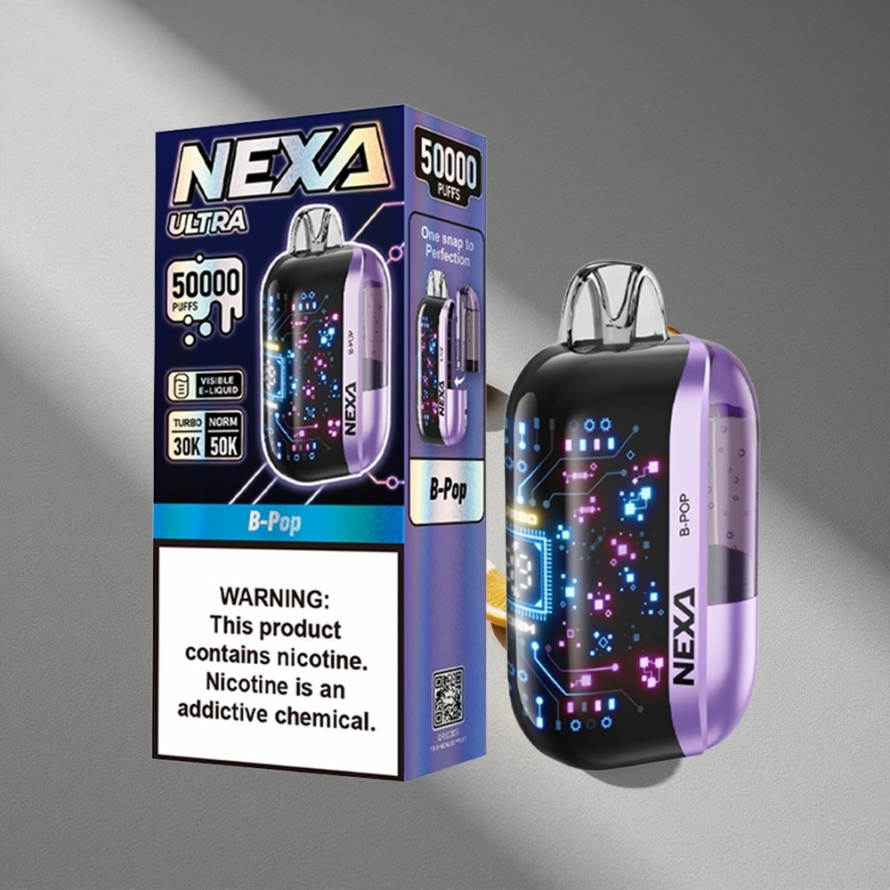 NEXA Ultra 50000 Puffs Wyświetlacz 3D Ekran Zakrzywiony B-Pop