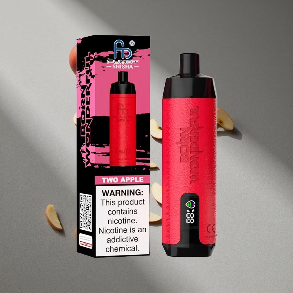 RandM Fumot Shisha 10000 Puffs Dwa Jabłka 18ml LED